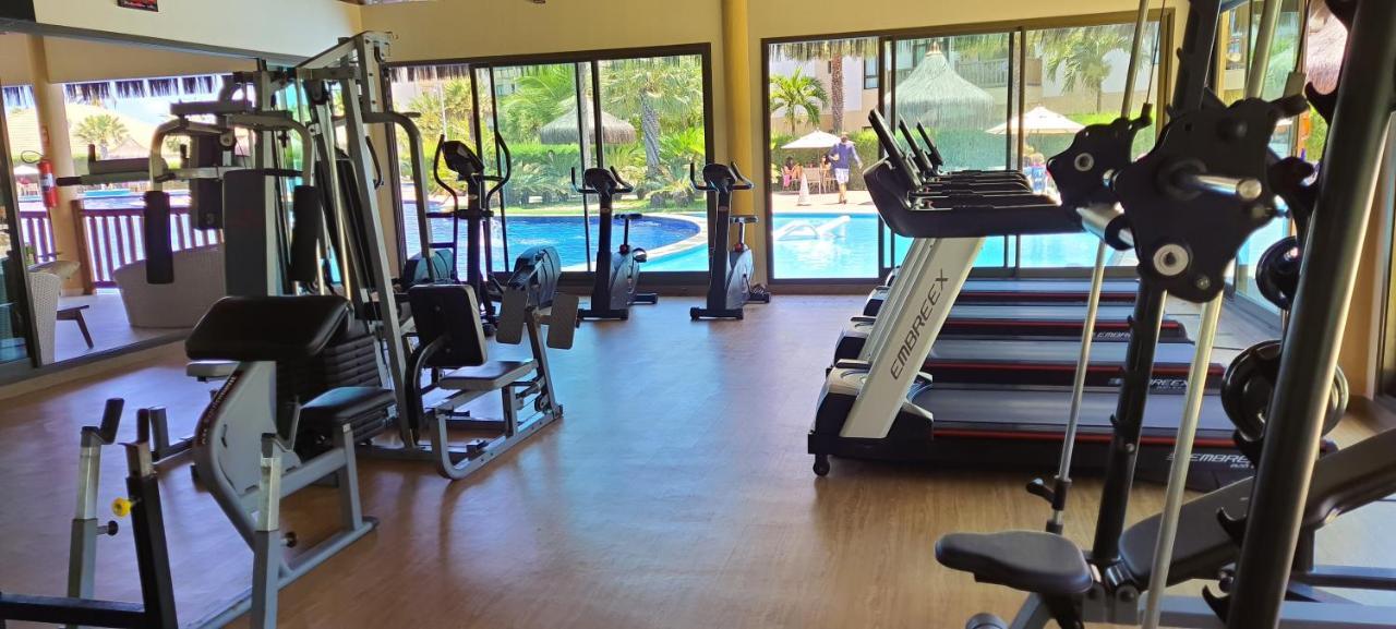 Paraiso Frente Mar!! 04 Pessoas-Pe Na Areia Vg Sun Cumbuco-Hidro, Sauna, Academia, Piscina,Cozinha Completa, Wifi, Parquinho Infantil Bagian luar foto