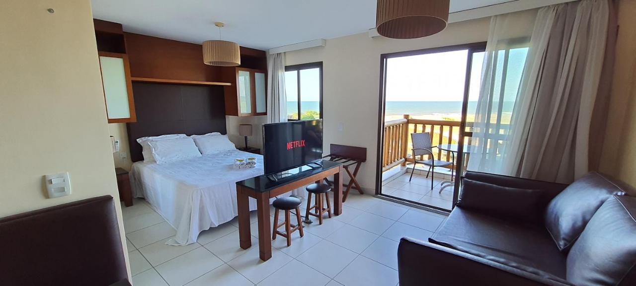 Paraiso Frente Mar!! 04 Pessoas-Pe Na Areia Vg Sun Cumbuco-Hidro, Sauna, Academia, Piscina,Cozinha Completa, Wifi, Parquinho Infantil Bagian luar foto