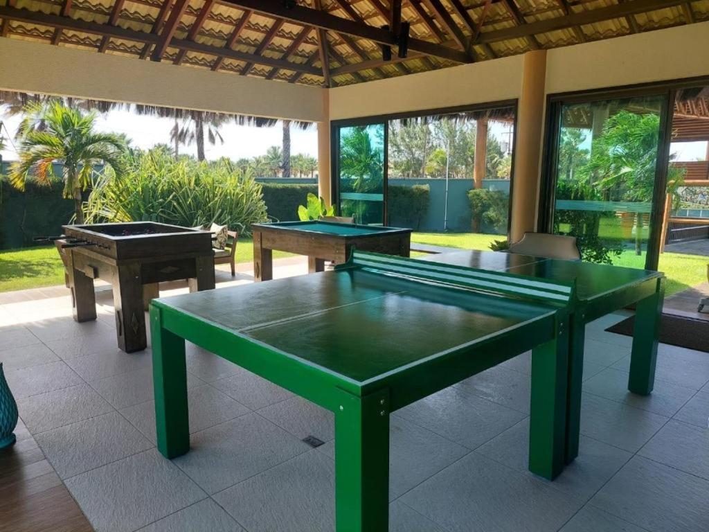 Paraiso Frente Mar!! 04 Pessoas-Pe Na Areia Vg Sun Cumbuco-Hidro, Sauna, Academia, Piscina,Cozinha Completa, Wifi, Parquinho Infantil Bagian luar foto
